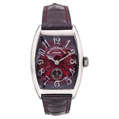 Franck Muller Cintree Curvex 18k White Gold Hand Wind Women's Watch Ref. 1750 S6