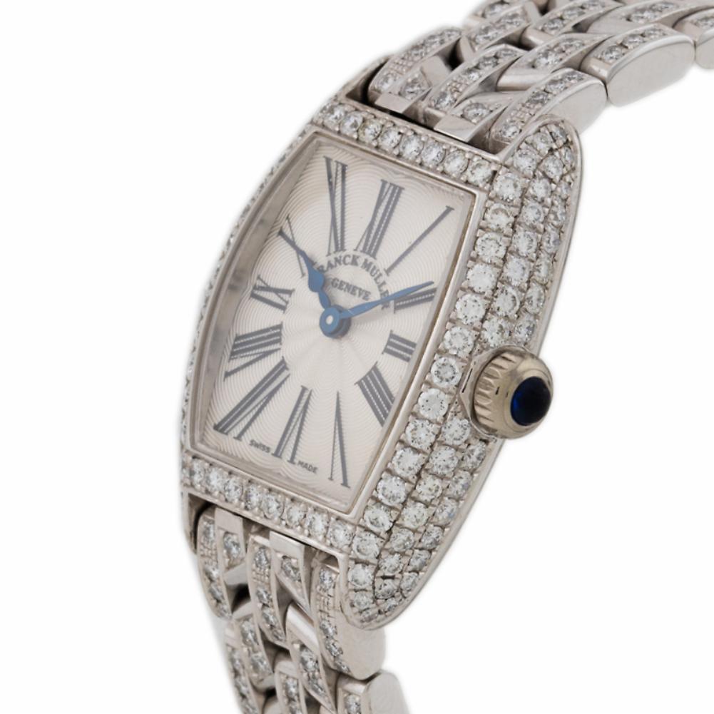 Franck Muller Cintree Curvex 2500 MC D, Case, Certified and Warranty In Excellent Condition In Miami, FL