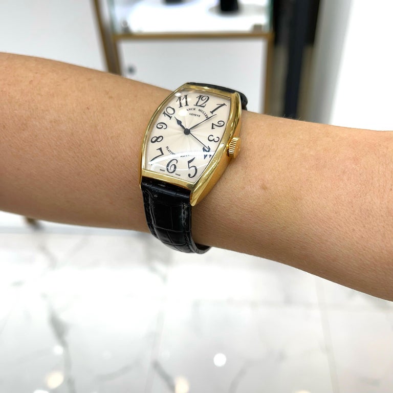 Platinum Rotor Franck Muller Gold Watch Franck Muller Curvex 5850