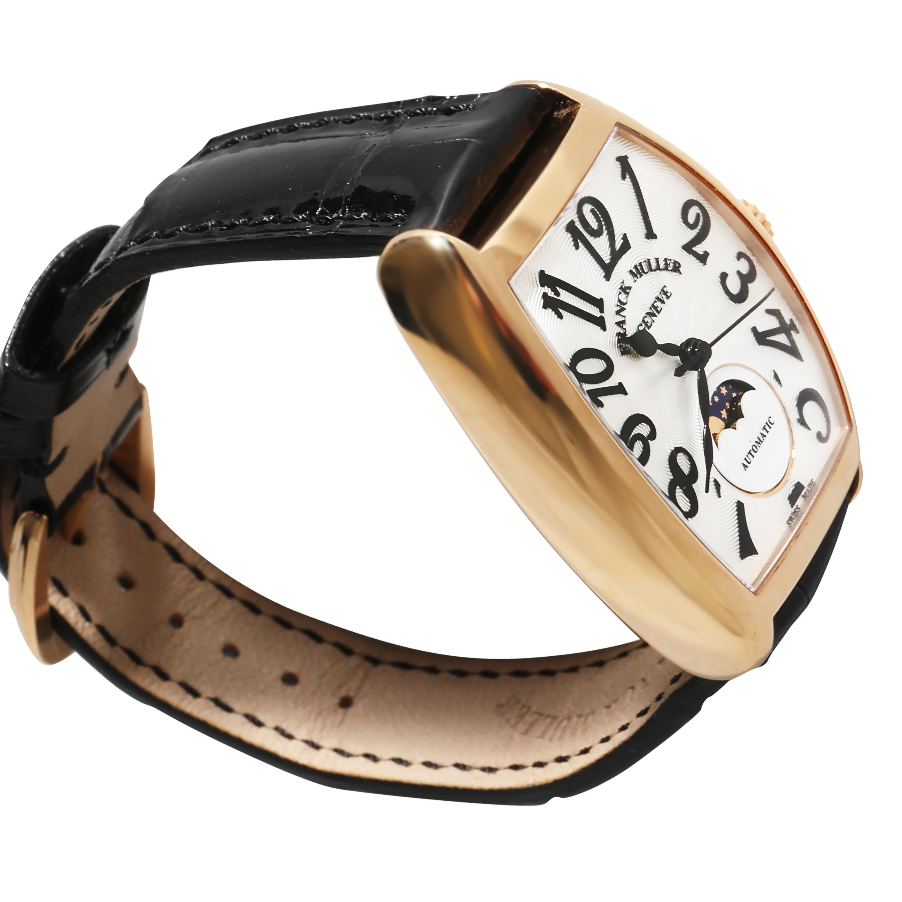Franck Muller Cintree Curvex 7500 SC  AT F0 L Women's Watch in 18kt Rose Gold For Sale 1