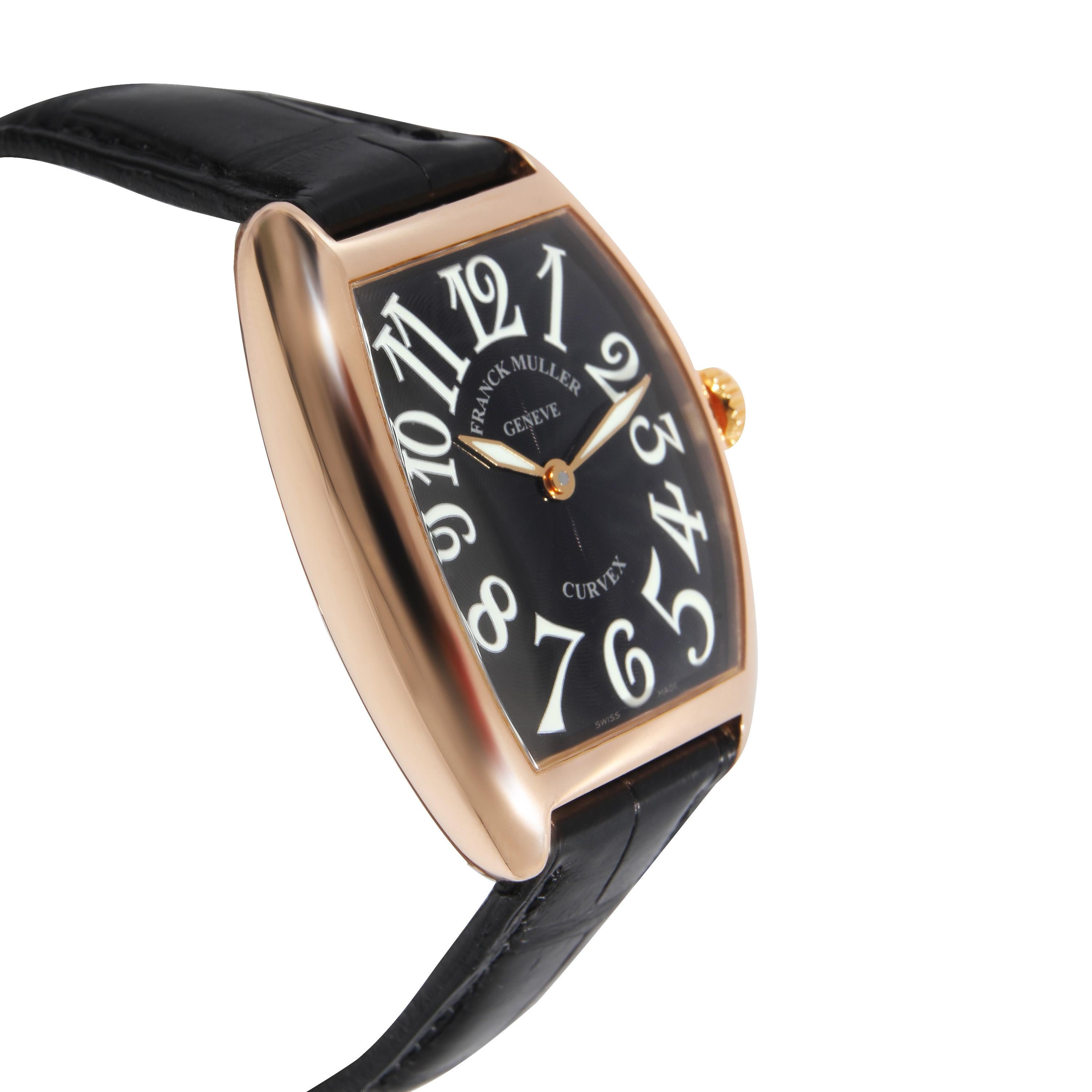 Franck Muller Cintree Curvex 7502 QZ Damenuhr aus 18 Karat Roségold 1