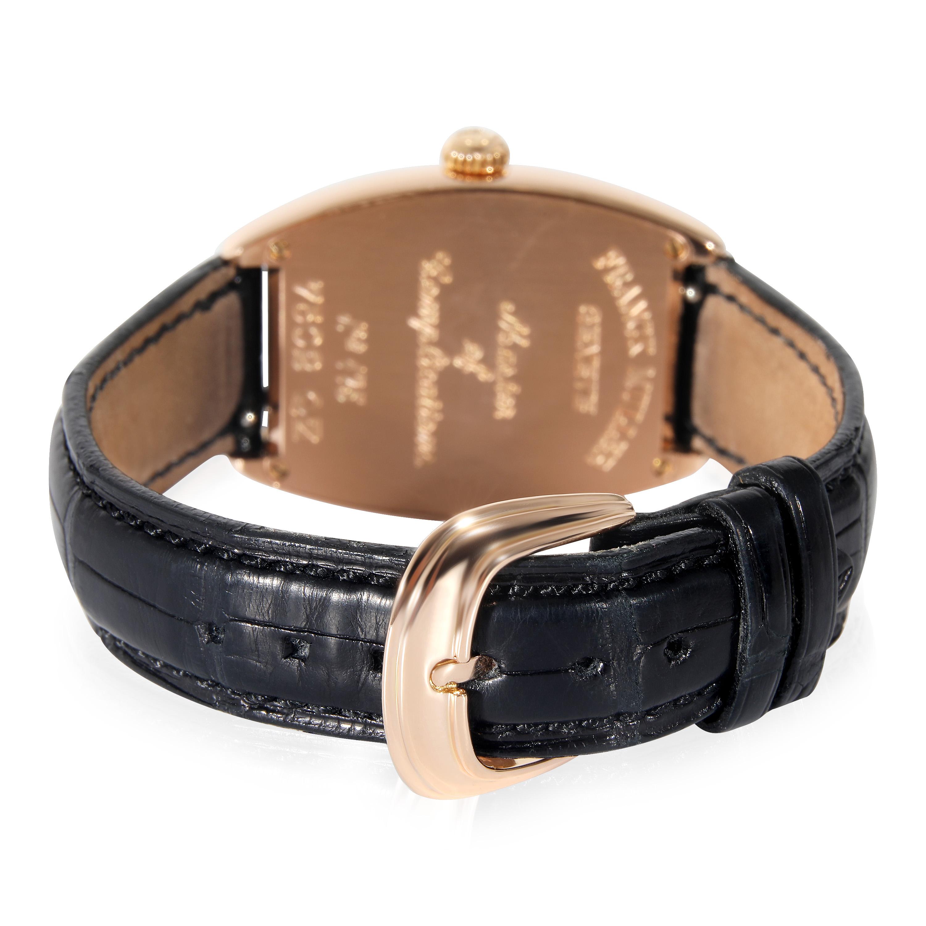 Franck Muller Cintree Curvex 7502 QZ Damenuhr aus 18 Karat Roségold 2