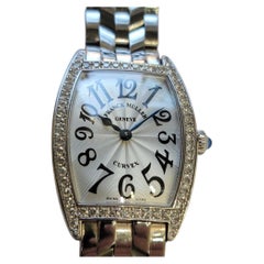 Franck Muller Cintree Curvex Limited Edition Ladies Diamond Dial c2000s CAM2