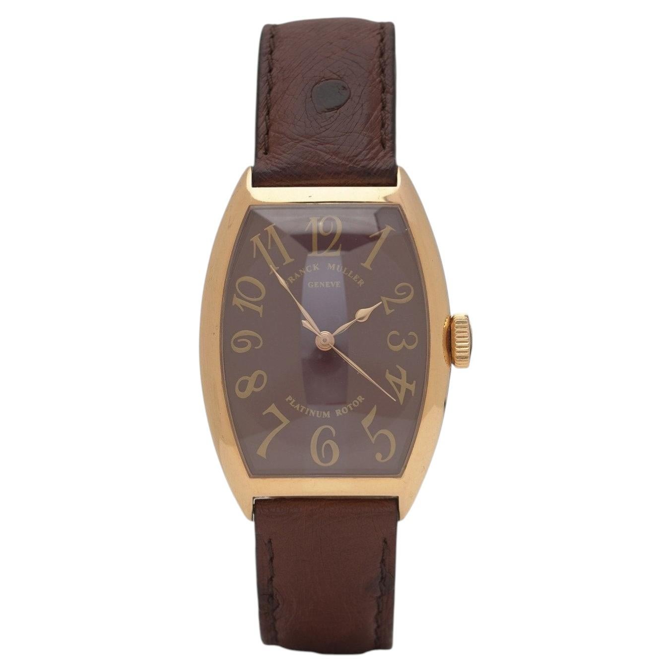 Franck Muller Cintrée Curvex Master of Complications 5850 SC 18KT Gold, No. 38