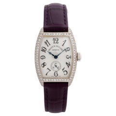Franck Muller Cintree Curvex Ref 1750S6GD Ladies Watch, 18ct White Gold Diamonds