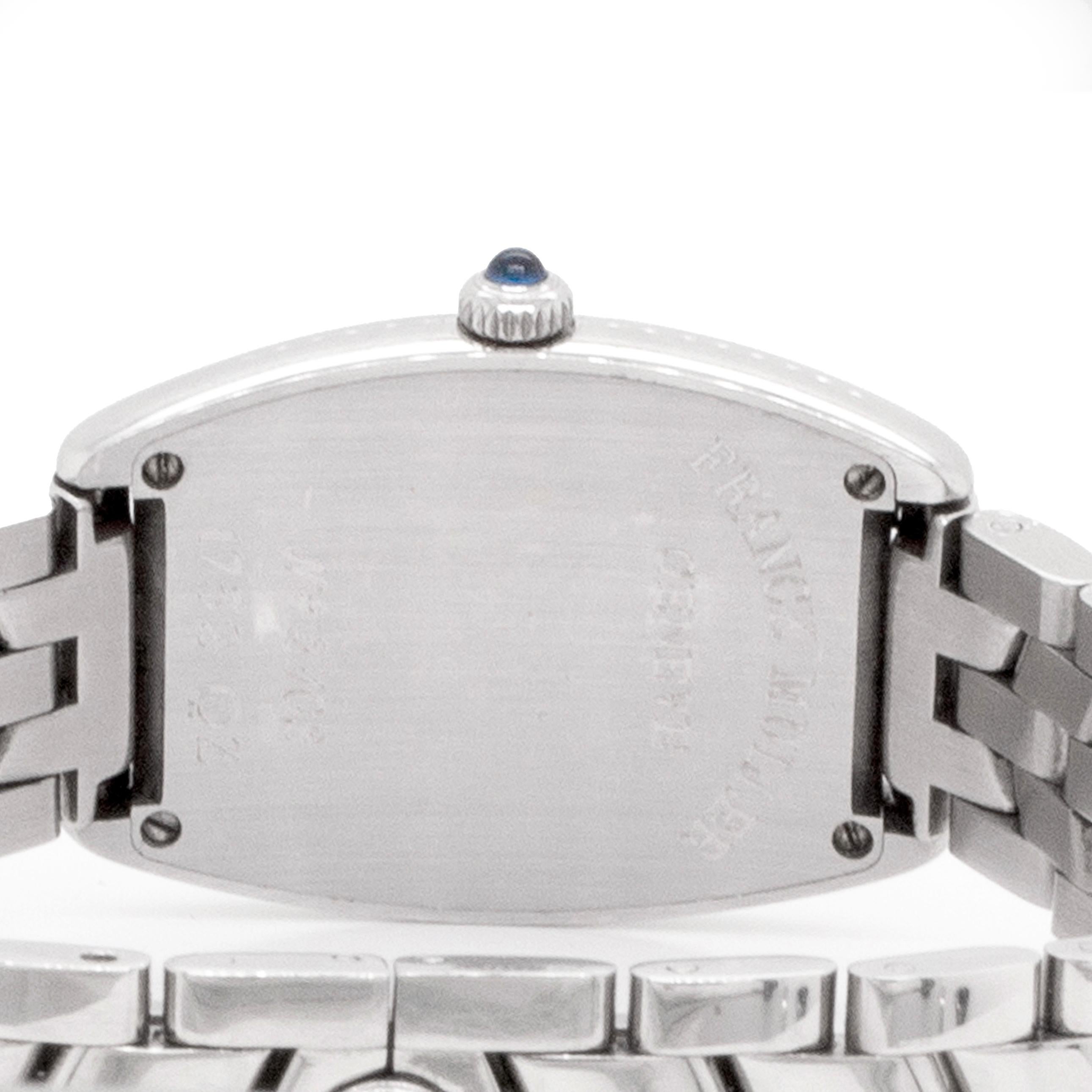 This Franck Muller watch is an extraordinary example of fine Swiss watchmaking, showcasing the brand’s signature elegance and perfection.

The exquisite timepiece features the Franck Muller’s iconic 'Cintrée Curvex' case masterfully crafted in