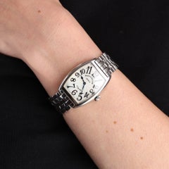 Franck Muller Orologio Cintrée Curvex in Steele