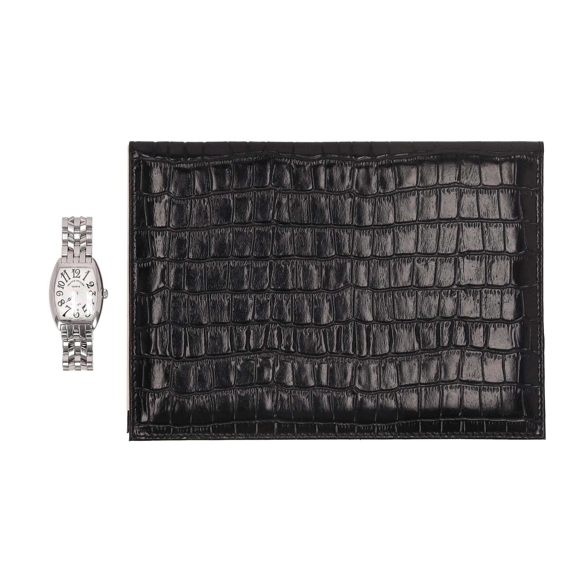 Women's Franck Muller Cintrée Curvex Watch In Stainless Steel For Sale