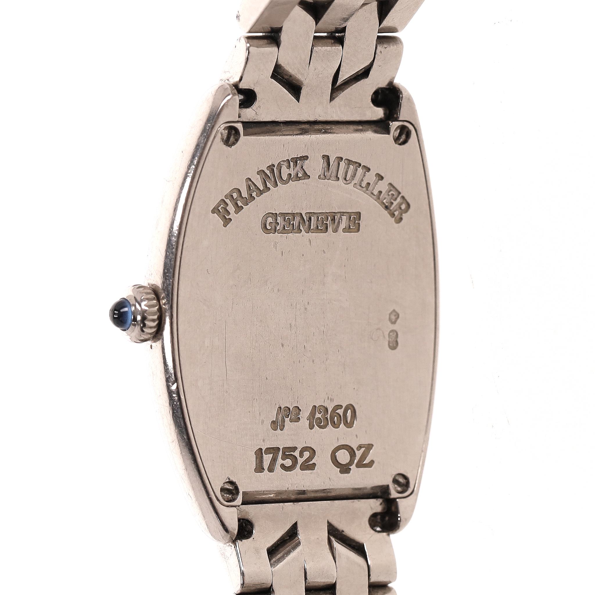 Franck Muller Cintrée Curvex Uhr In Edelstahl im Angebot 4