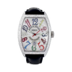 Franck Muller Montre Color Dreams à pavage de diamants