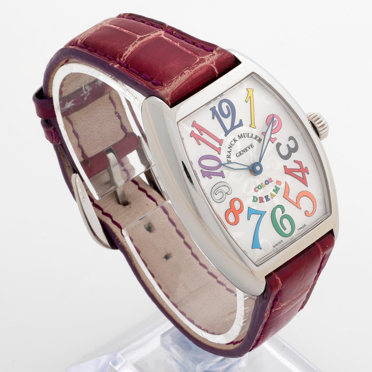 Franck Muller Colour Dreams 7502QZ, Colourful Arabic Indicies, Full Set, Yr 2015 In Good Condition In Canterbury, England