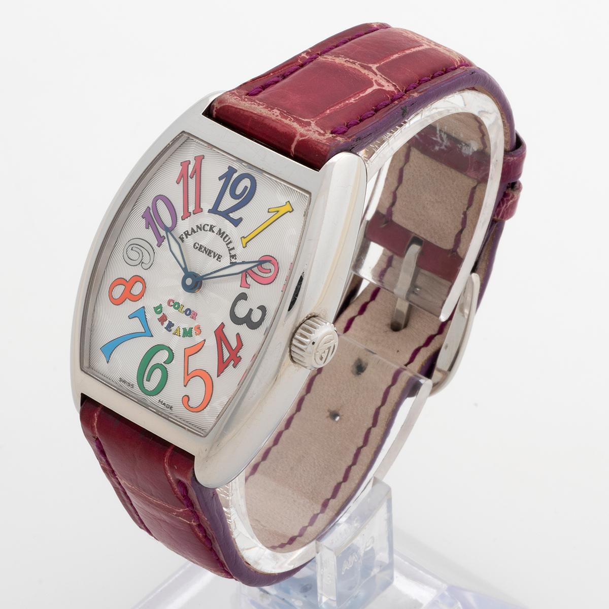 Women's or Men's Franck Muller Colour Dreams 7502QZ, Colourful Arabic Indicies, Full Set, Yr 2015