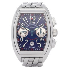 Franck Muller Conquistador 0 8001 CC KING Homme Montre en acier inoxydable 0