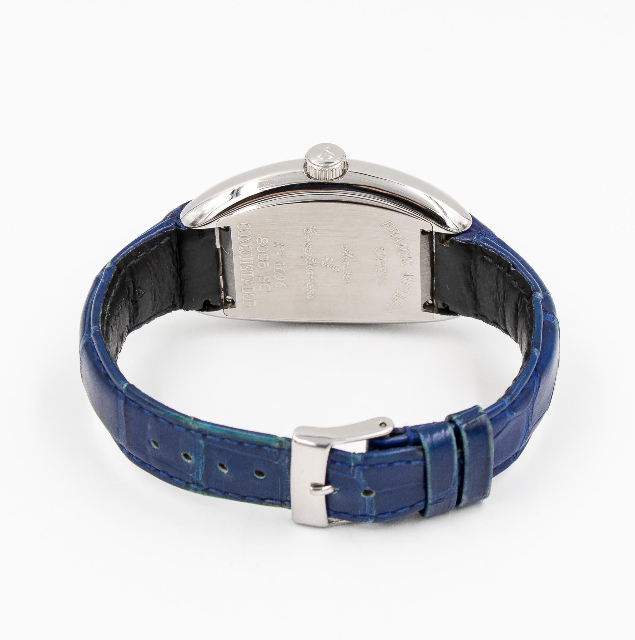 Franck Muller Conquistador 8005 SC, Blue Dial Men's Watch 1