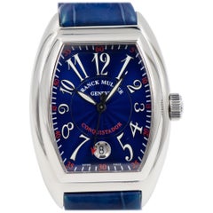 Franck Muller Conquistador 8005 SC, Orologio da uomo con quadrante blu