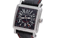 Franck Muller Conquistador Cortez 10000 H SC  Pavé Diamonds Wrist Watch