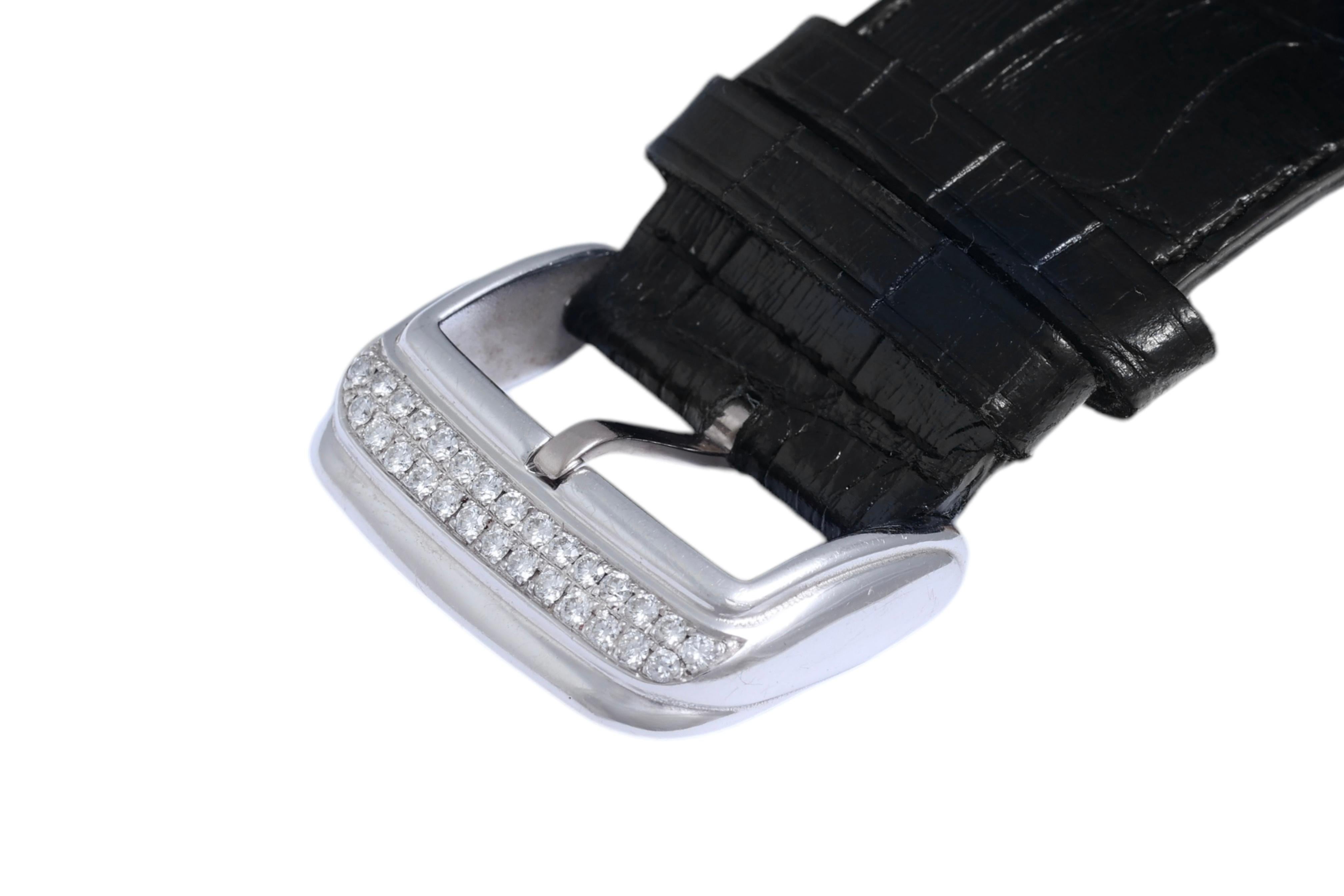 Franck Muller Conquistador Cortez 45mm,  Ref 10000 CC King Full Pavé Diamonds For Sale 6