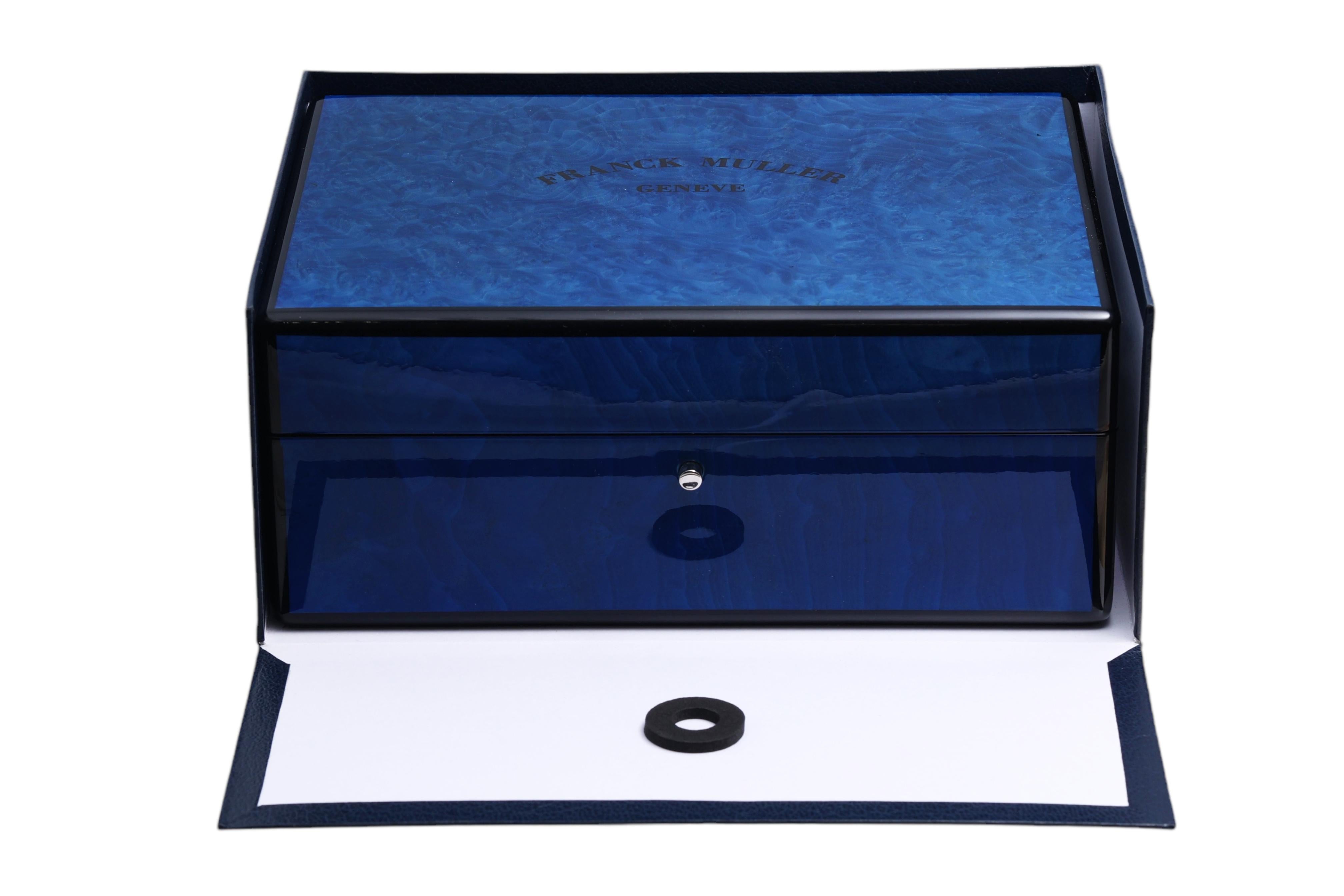 Franck Muller Conquistador Cortez 45mm,  Ref 10000 CC King Full Pavé Diamonds For Sale 11