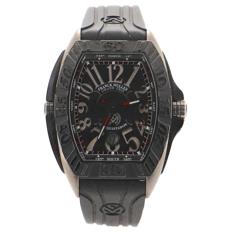 Franck Muller Conquistador Grand Prix Automatic Watch Titanium and Rubber 39