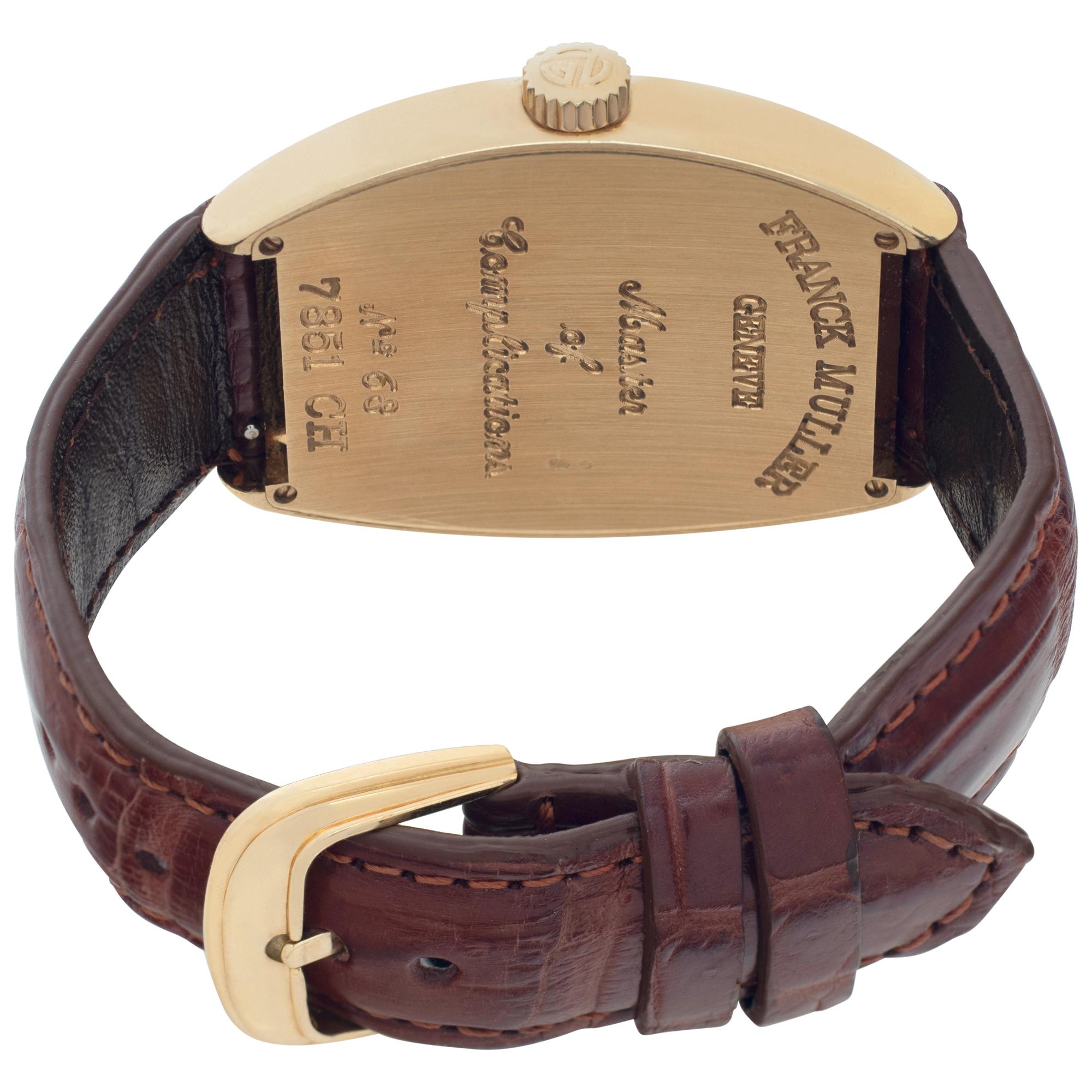 franck muller crazy hours 7851 ch rose gold