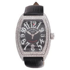 Franck Muller Diamanten Conquistador Automatik-Armbanduhr Ref. 8001 SC Full Set