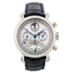 Franck Muller Double Dial Perpetual Calendar Chronograph Watch