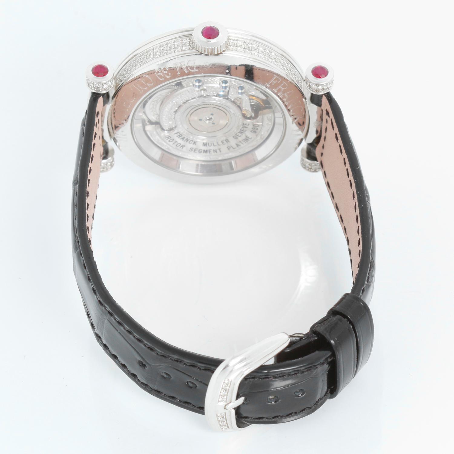 Women's Franck Muller Double Mystery 18K White Gold Diamond Watch DRM D 2R CD