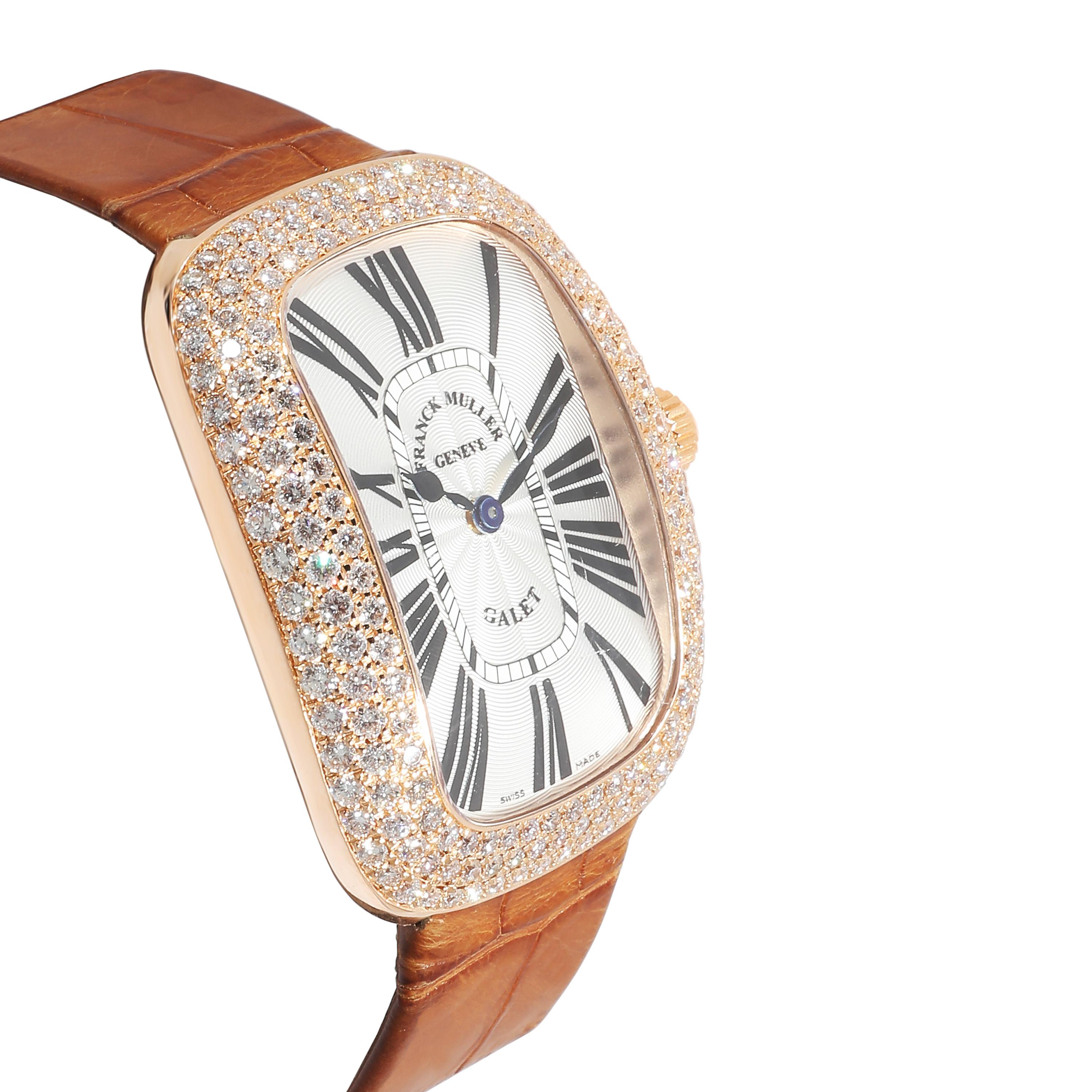 Franck Muller Galet 3002 M QZ R D3 Unisex-Uhr aus 18 Karat Roségold 1