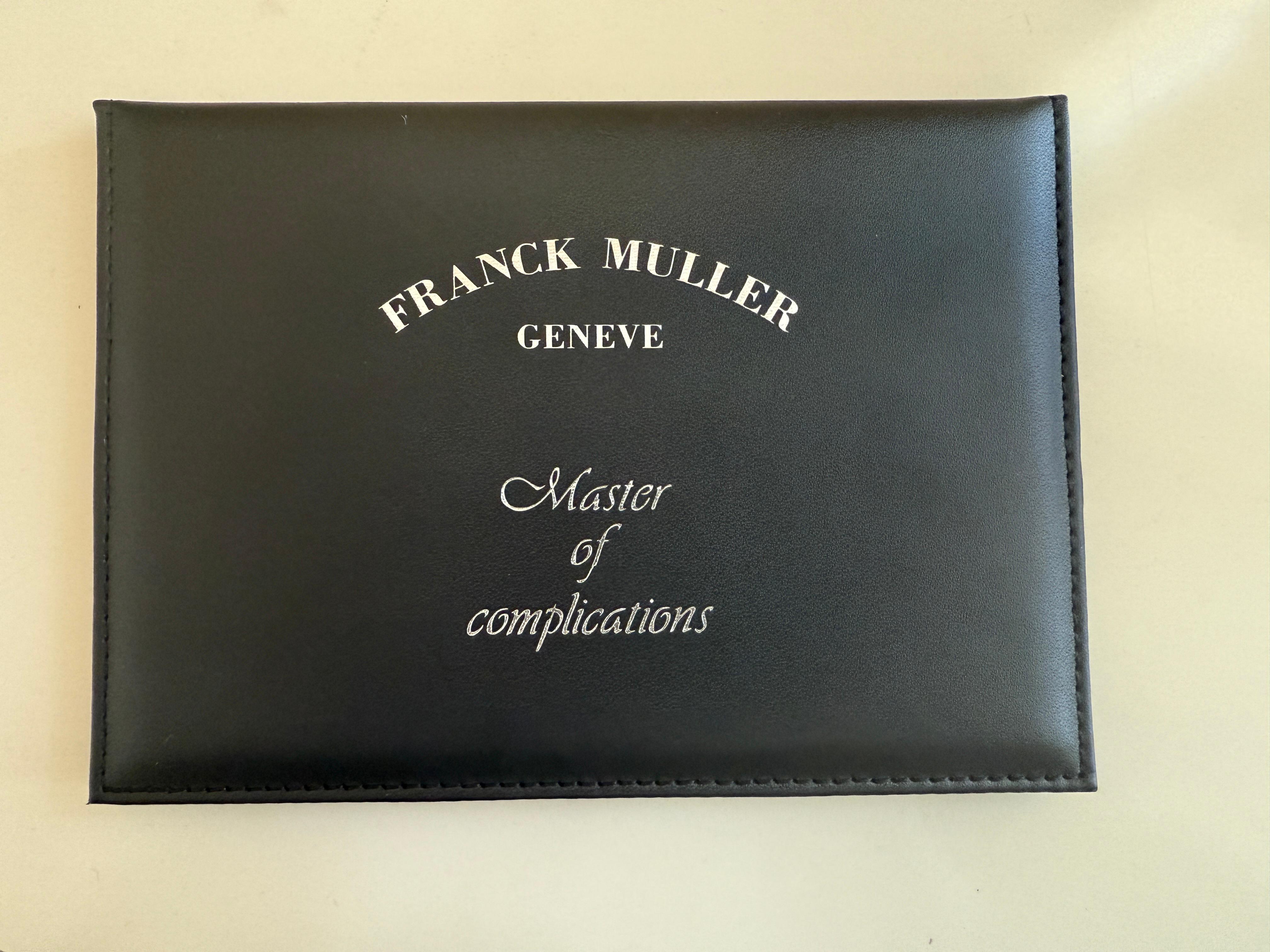 da uomo o donna Franck Muller Geneve Cintree Curvex Orologio con quadrante argento in vendita