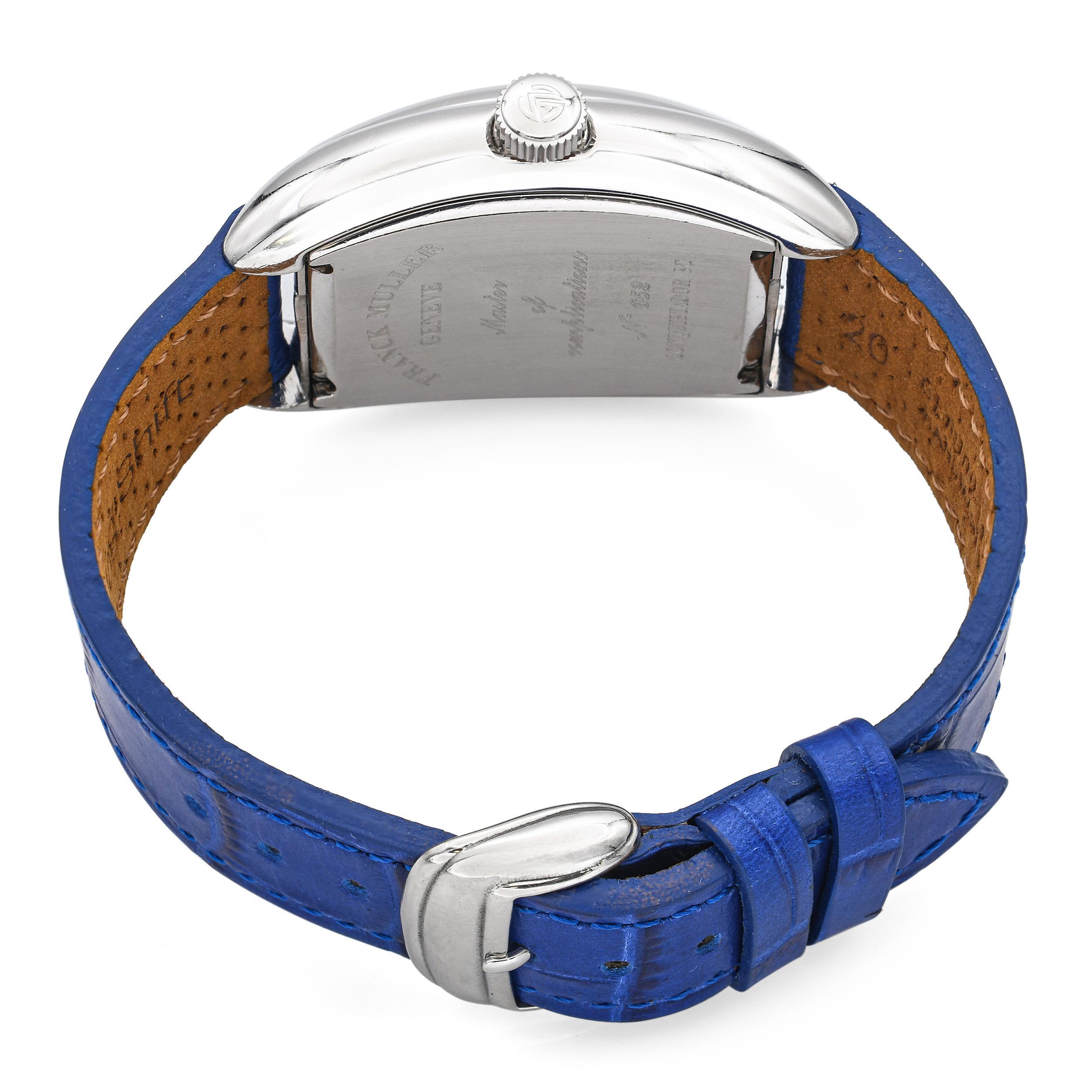 Franck Muller Geneve Conquistador Edelstahl-Automatik Herrenuhr Nr. 652 im Zustand „Gut“ im Angebot in New York, NY