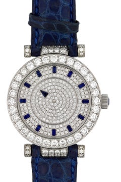 Franck Muller, Geneve Fine and Rare Lady's White Gold Mystery Wristwatch