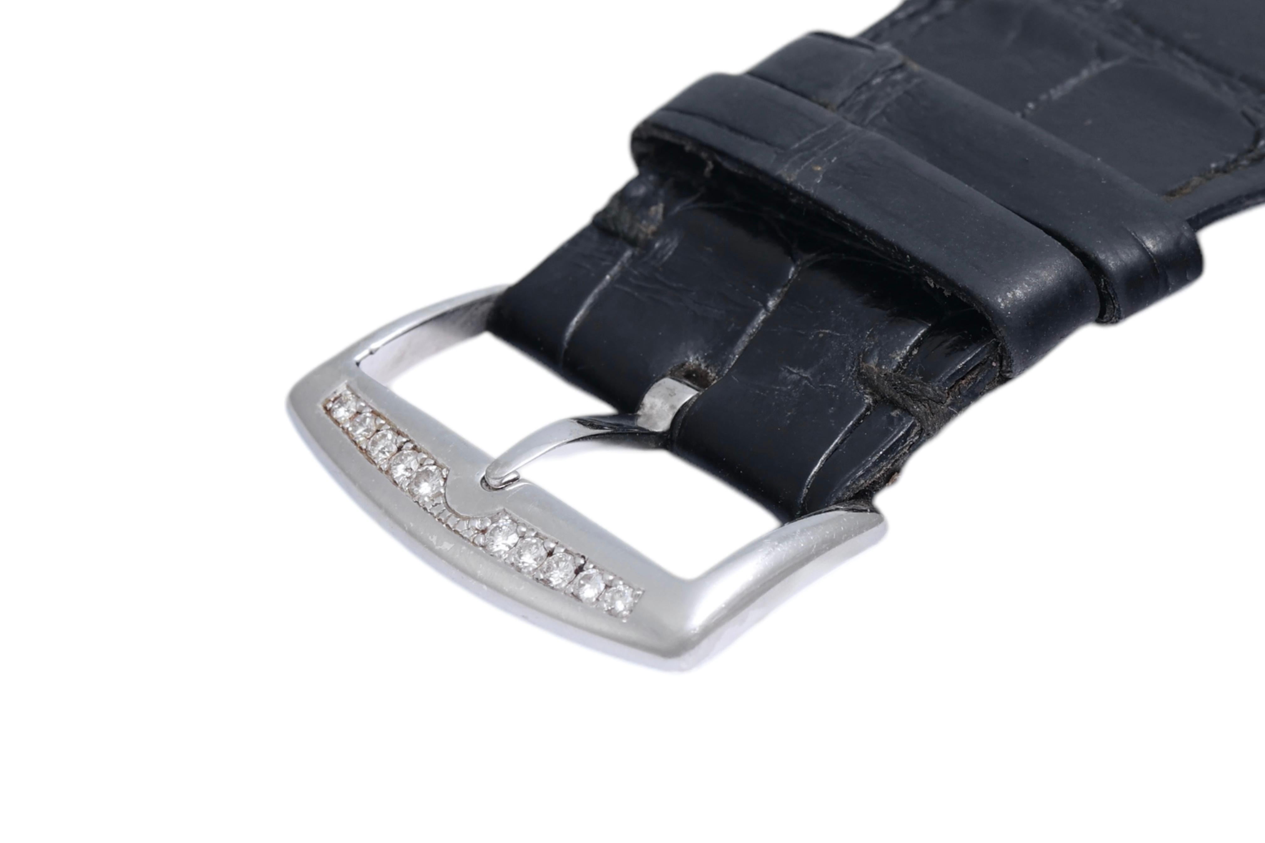 Franck Muller Infinity Vollpavé-Diamant-Quarz-Armbanduhr, Ref 3740 QZ im Angebot 6