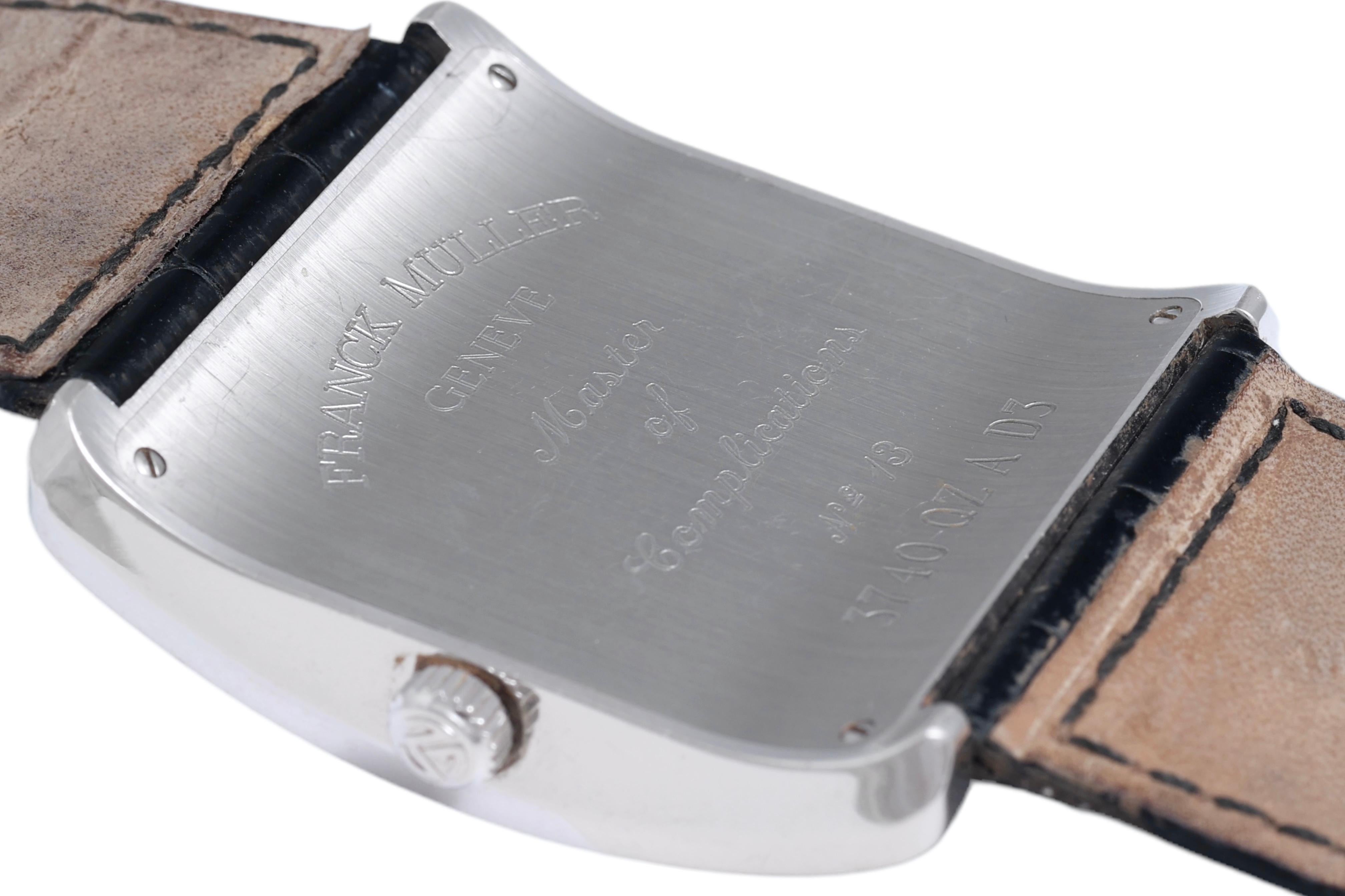 Franck Muller Infinity Vollpavé-Diamant-Quarz-Armbanduhr, Ref 3740 QZ im Angebot 5