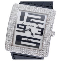 Franck Muller Infinity Full Pavé Diamond Quartz Wrist Watch, Ref 3740 QZ