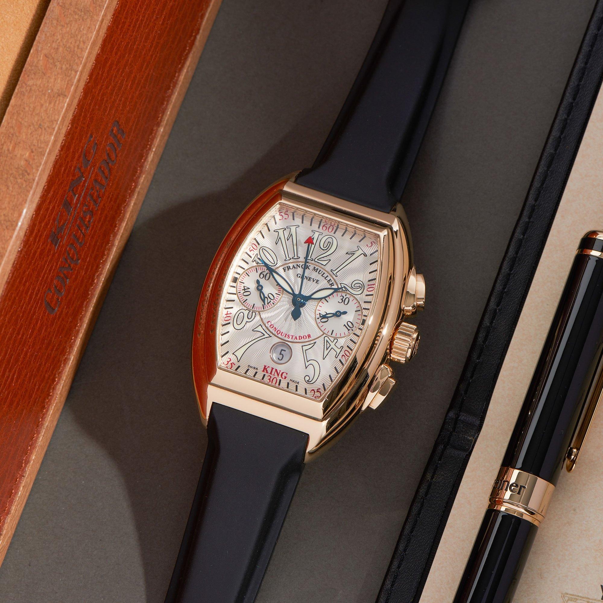 Franck Muller King Conquistador 0 8005 CC KING Herren Gelbgold 18K Uhr 7