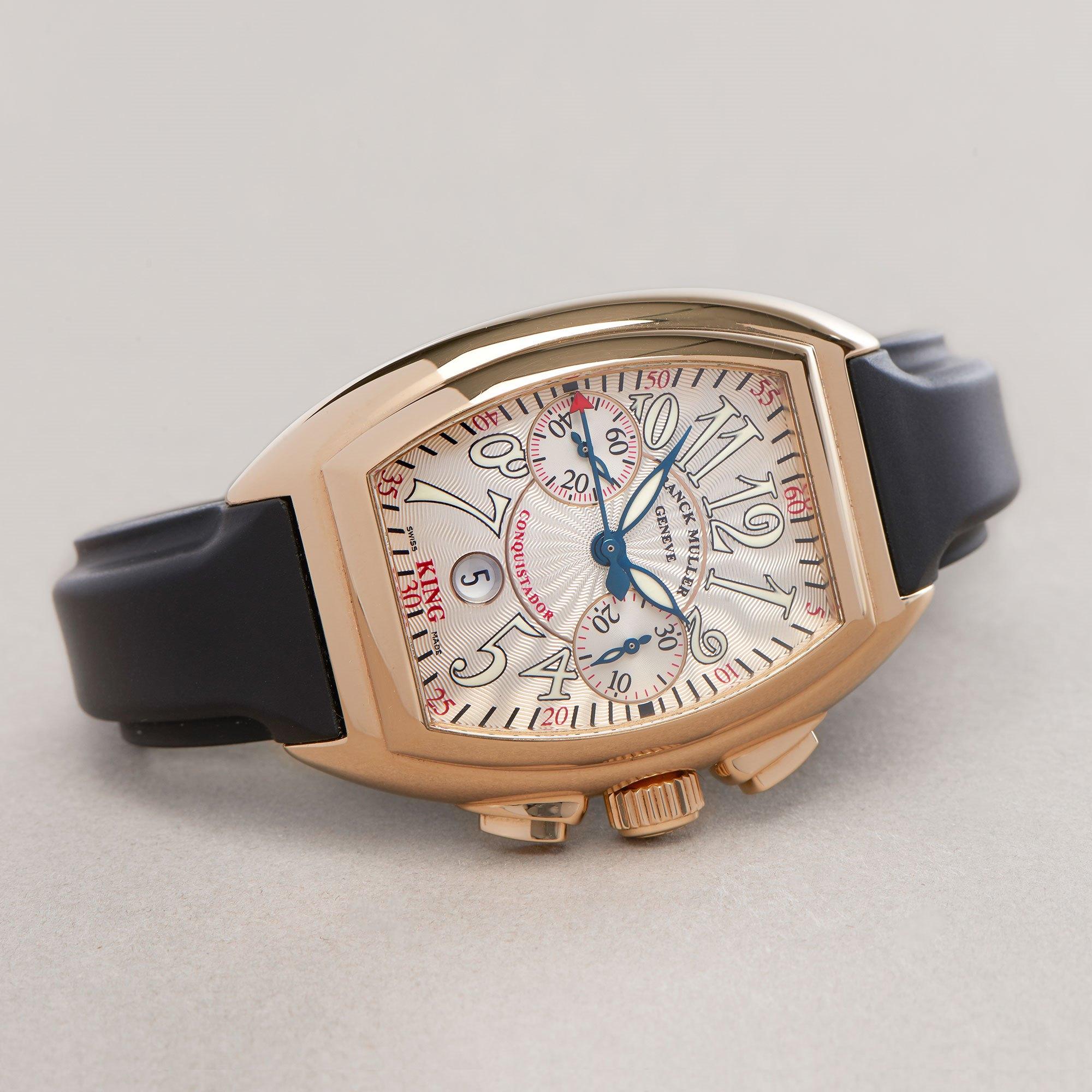 Franck Muller King Conquistador 0 8005 CC KING Herren Gelbgold 18K Uhr 2