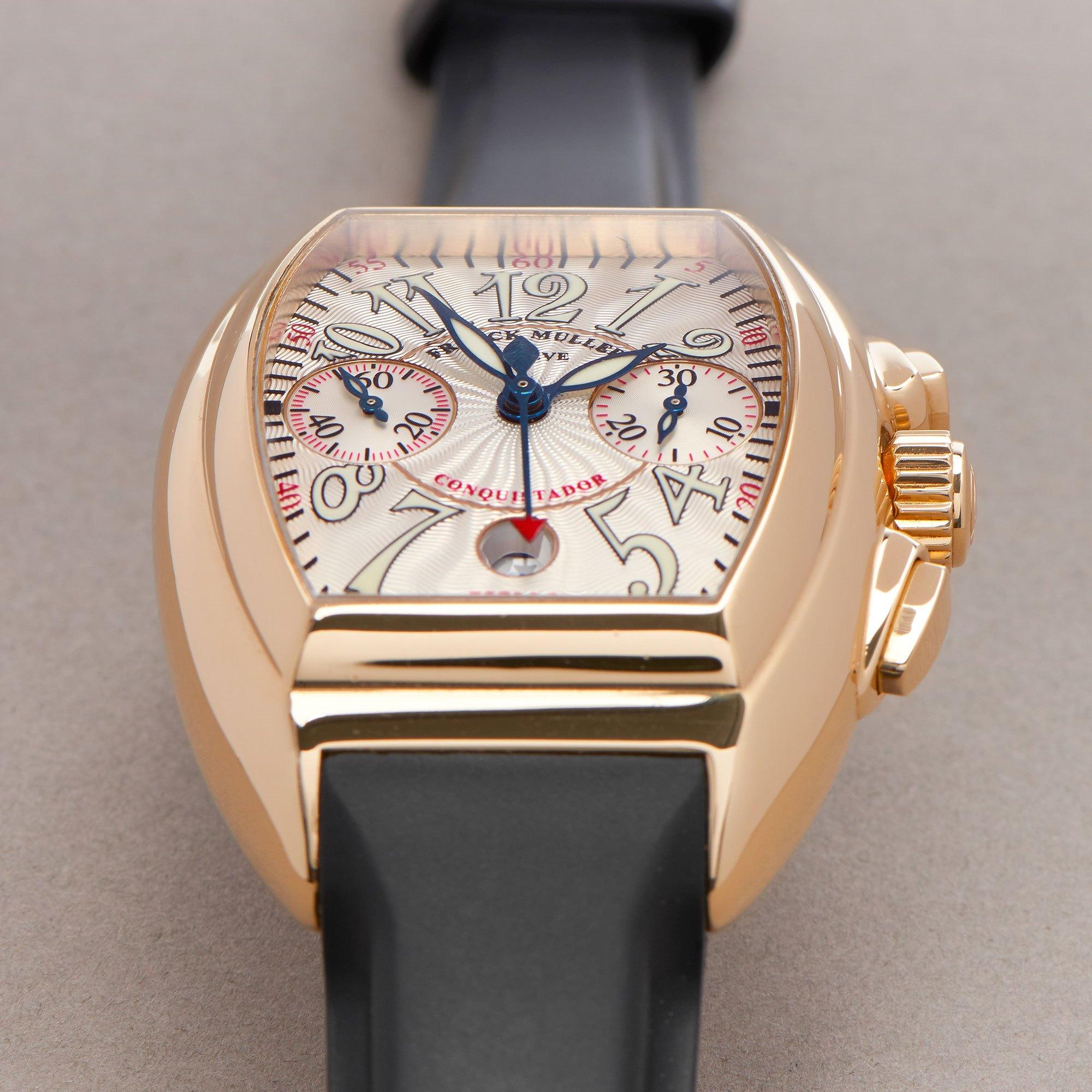 Franck Muller King Conquistador 0 8005 CC KING Herren Gelbgold 18K Uhr 5