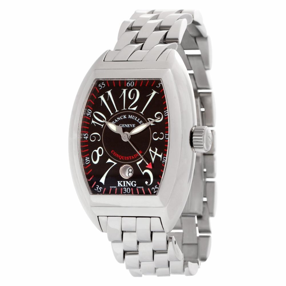 Franck Muller King Conquistador 8005 K SC:: schwarzes Zifferblatt:: zertifiziert (Zeitgenössisch)