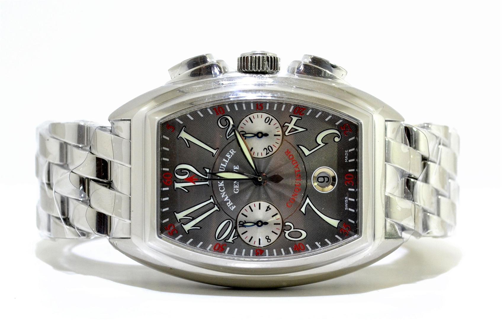 Men's Franck Muller King Conquistador 8005CCKING, Silver Dial