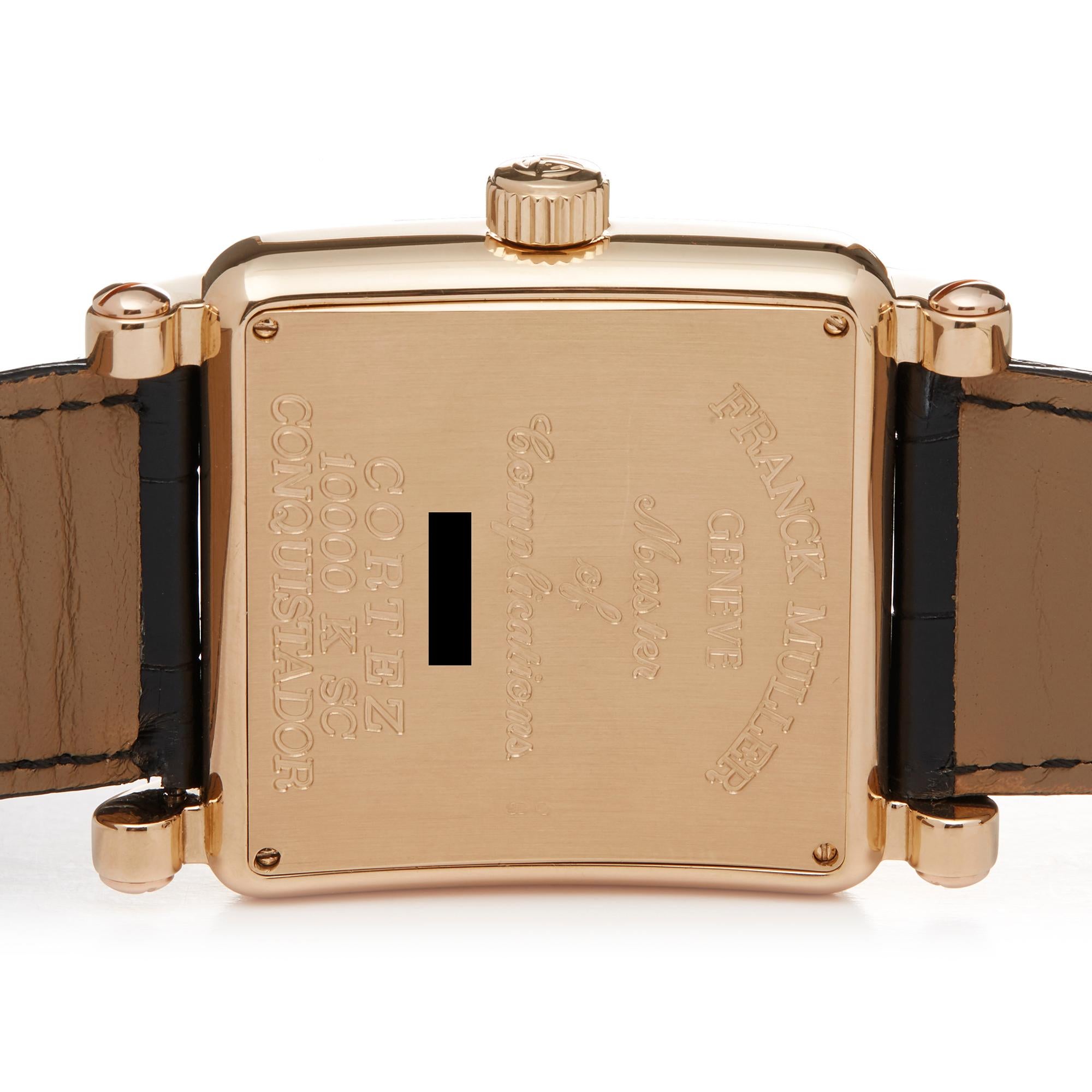 Franck Muller King Conquistador Cortez 10000 18k Rose Gold 10000KSC Wristwatch In Excellent Condition In Bishops Stortford, Hertfordshire