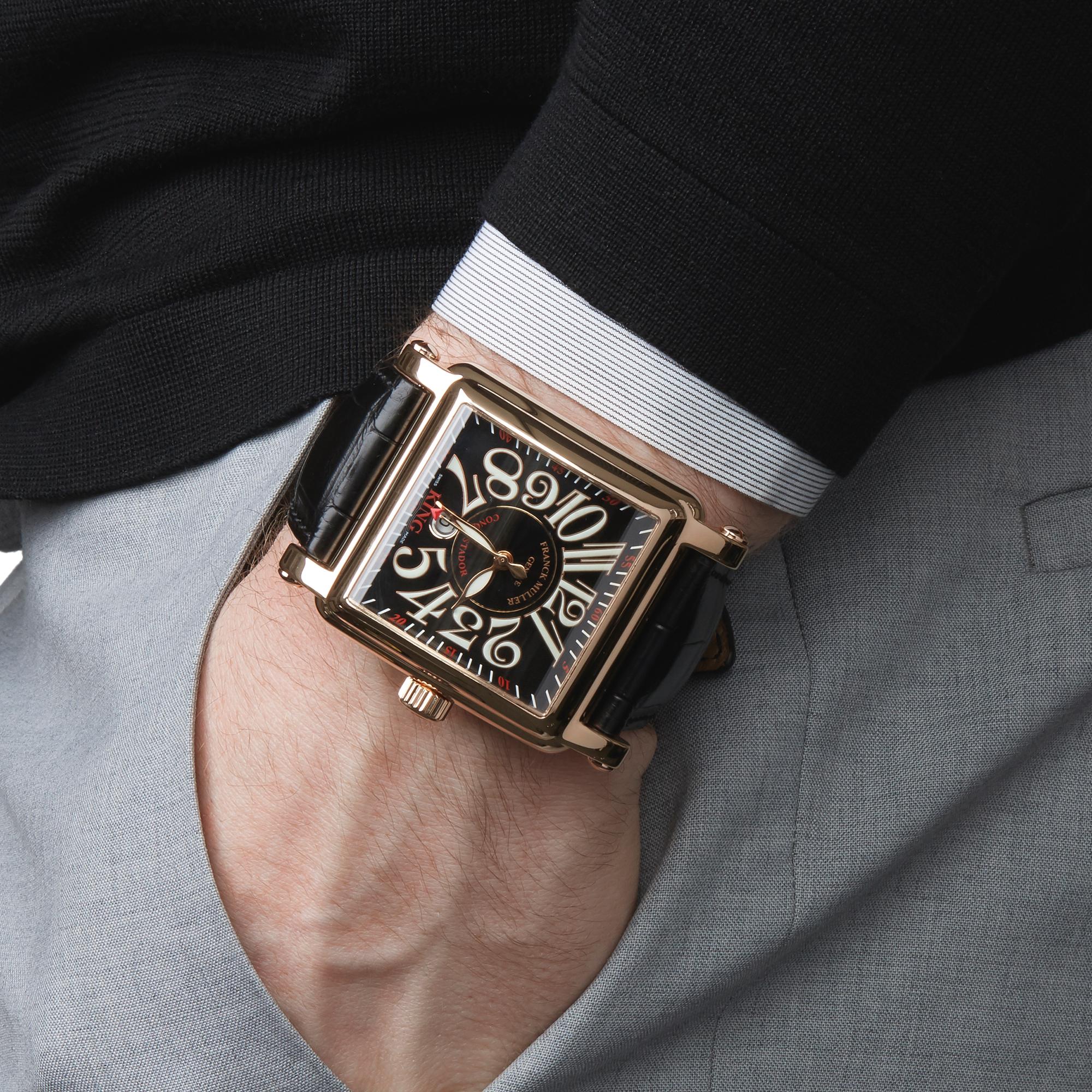 Franck Muller King Conquistador Cortez 10000 18k Rose Gold 10000KSC Wristwatch 1