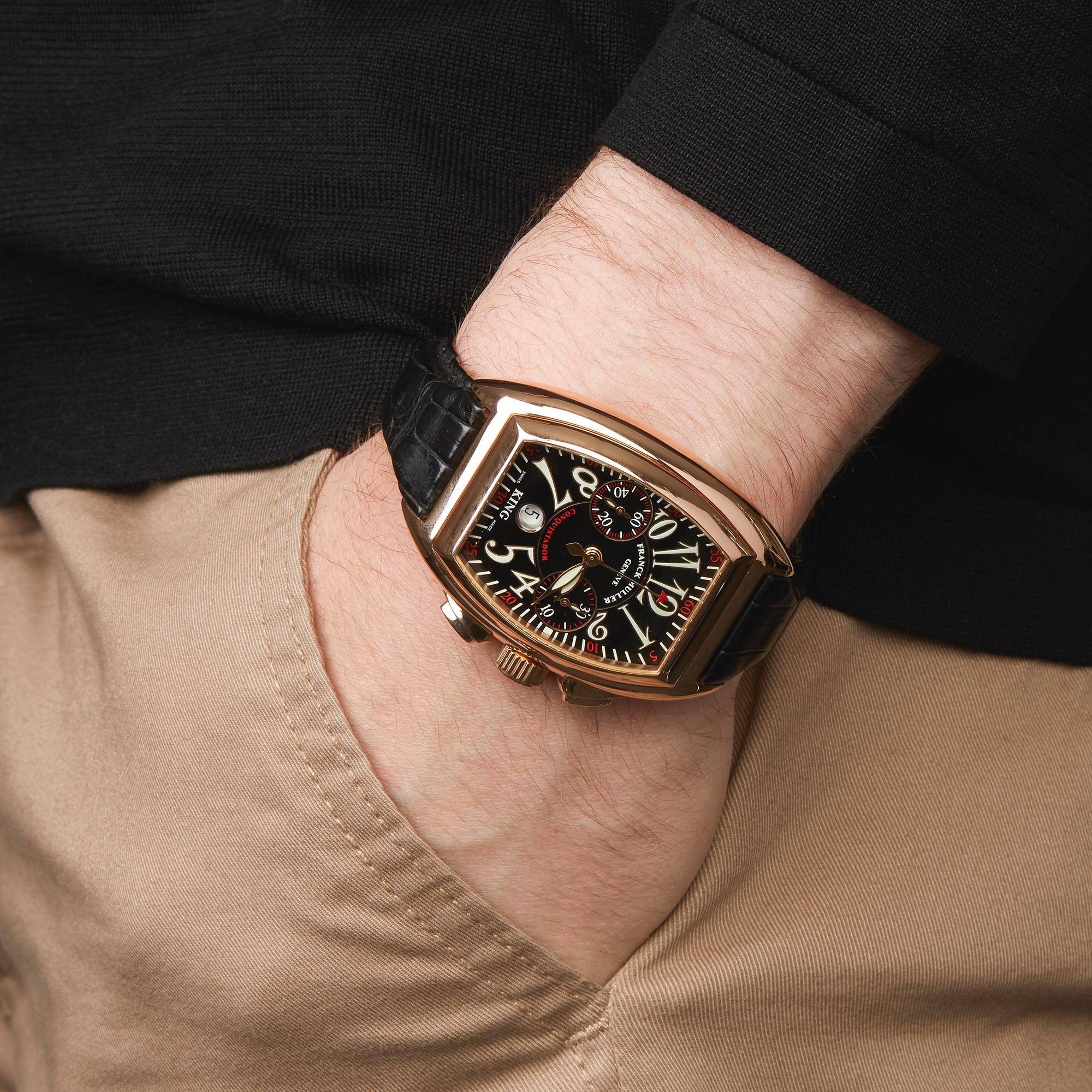 Franck Muller King Conquistador Yellow Gold 8001 Wristwatch 3