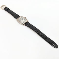 Franck Muller Damenuhr 18k Weißgold Cintrée Curvex Ref. 1752QZ