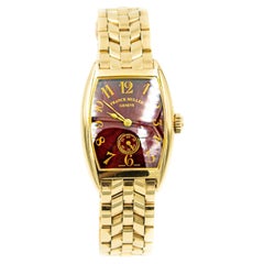 Franck Muller Ladies 18k Yellow Gold Cintree Curvex Watch 1750 S6 PM