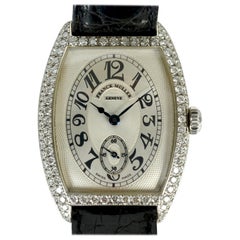 Franck Muller, Ladies Cintree Curvex Chronometro, 18 Karat Gold and Diamonds