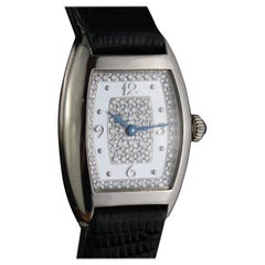Franck Muller Ladies White Gold and Diamond Watch