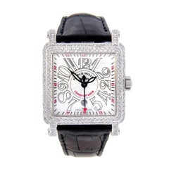 Franck Muller Ladies White Gold Diamond Cortez Conquistador automatic Wristwatch