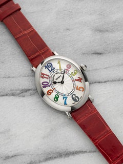 Franck Muller Long Island 1638 B QZ Color Dreams Steel Quartz 34mm