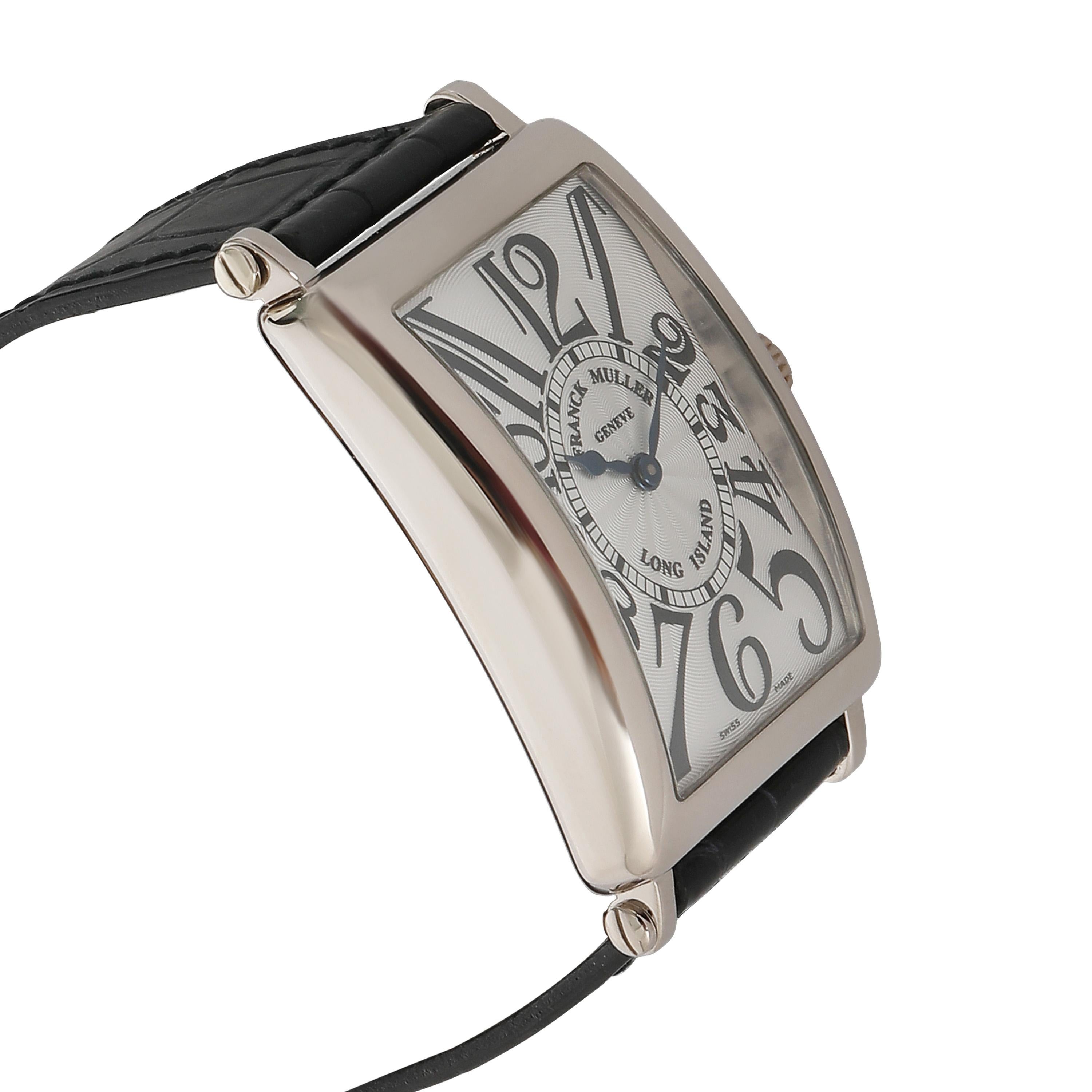 Franck Muller Long Island 950 QZ Unisex-Uhr aus 18 Karat Weißgold 1
