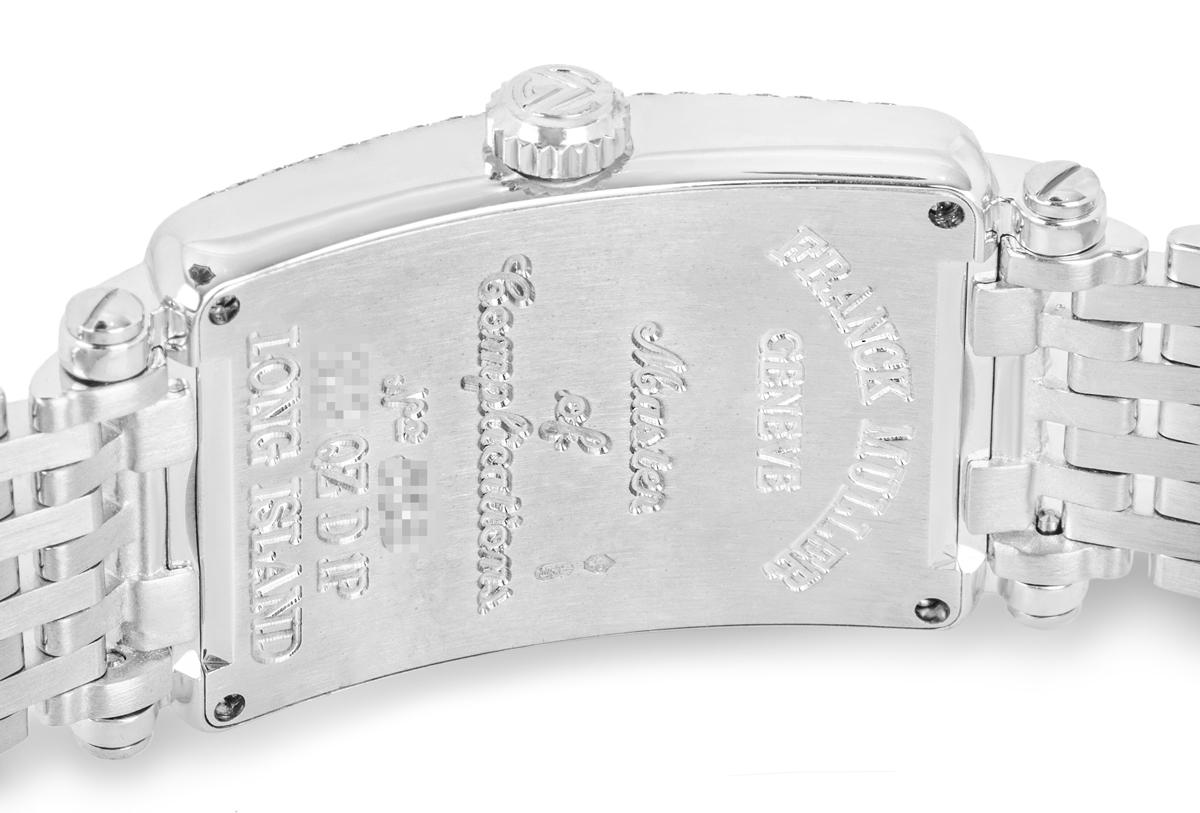 Franck Muller Long Island Diamant-Uhr 902 QZDB 1P mit Diamant-Set für Damen oder Herren